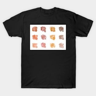 Russet Autumn / Fall Watercolor accents T-Shirt